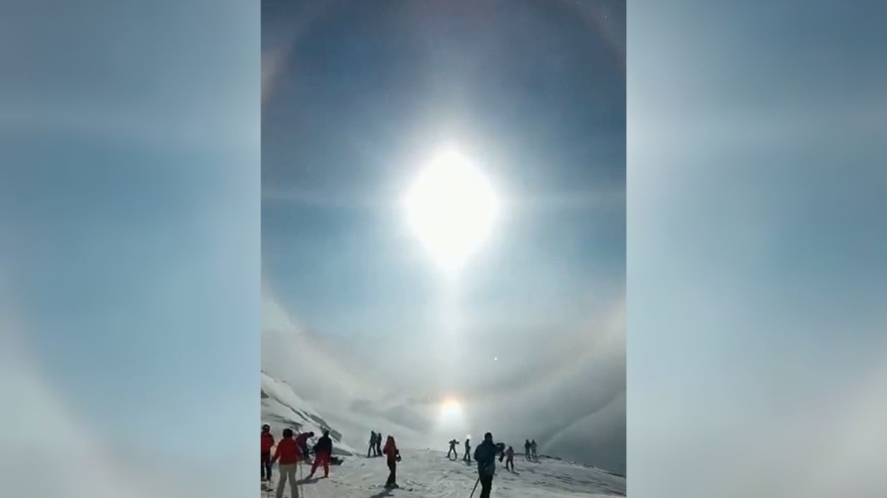 Erzurum’da gizemli doğa olayı: Görenler mest oldu